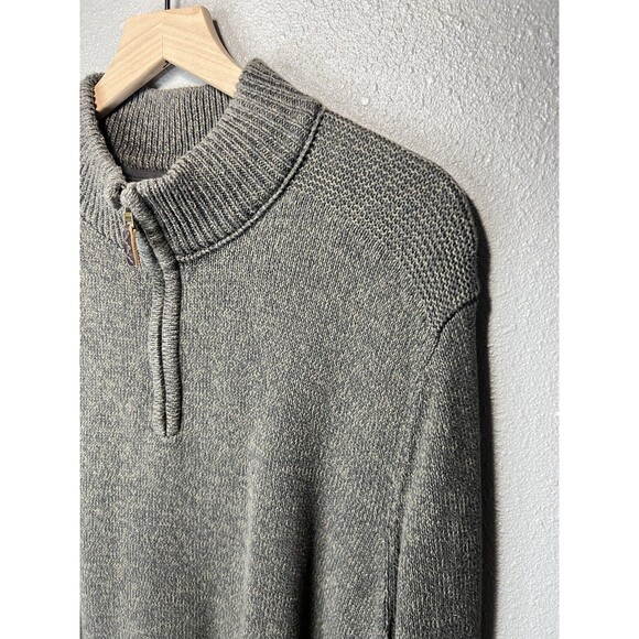 Eddie Bauer Men's Half Zip Knit Pullover Sweater Knit Size Large - Picture 7 of 8